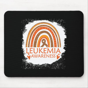 Leukemi Awareness Bleached Rainbow Orange Ribbon Musmatta