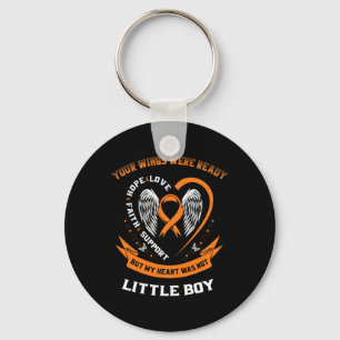 Leukemi Awareness Little Boy Childature Cancer Son Nyckelring