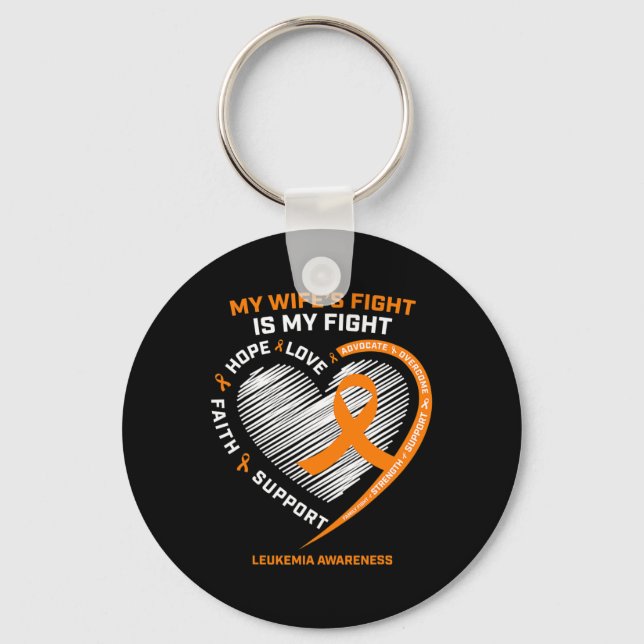 Leukemi Awareness Maka Make Manar Leukemi Nyckelring (Framsida)