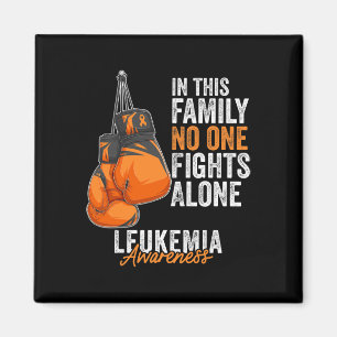 Leukemi Awareness Month Boxing Glove Orange Ribb Magnet