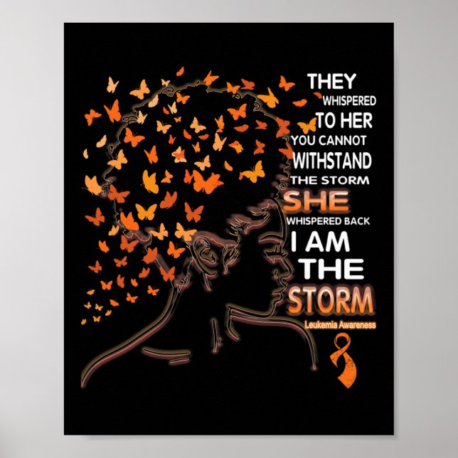 Leukemi Black Women Awareness Poster (Framsidan)
