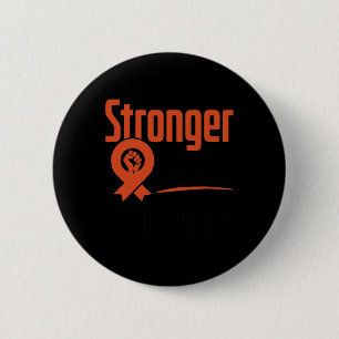Leukemi Blood Cancer Awareness Stronger Warrior F Knapp