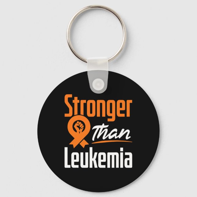 Leukemi Blood Cancer Awareness Warrior Fighter St Nyckelring (Framsida)