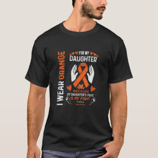 Leukemi Blood Cancer Support I Bära Orange för min T Shirt