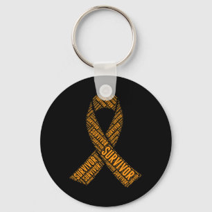 Leukemi Blood Cancer Survivor Ord Art Nyckelring
