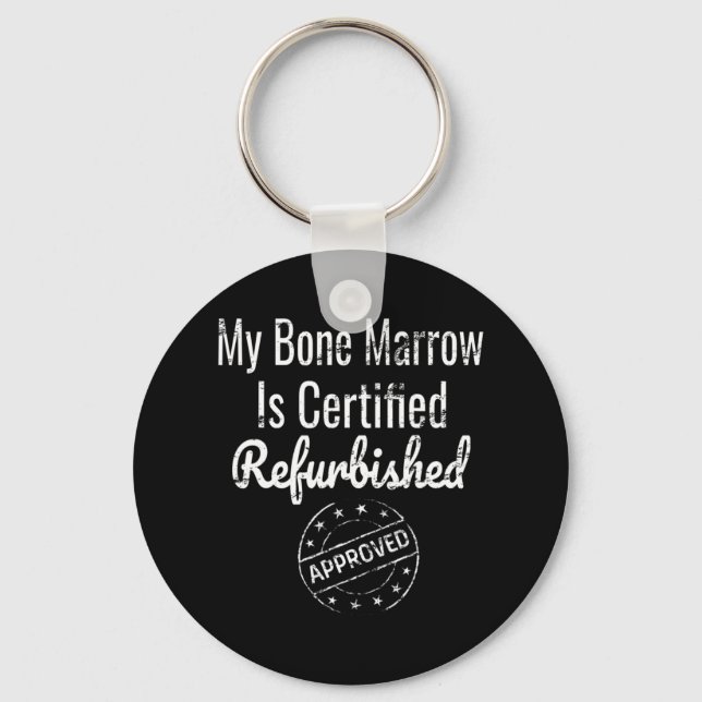 Leukemi Bone Marrow Aplastisk anemi Medvetenhet Nyckelring (Framsida)