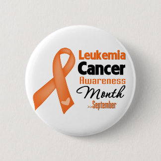 Leukemi Cancer Awareness Månad Knapp