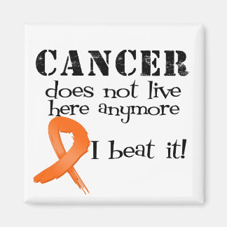 Leukemi Cancer bor inte här längre Magnet