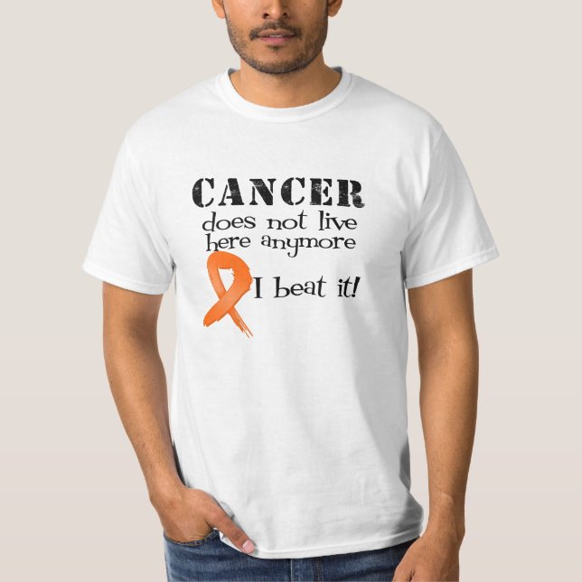 Leukemi Cancer bor inte här längre Tee (Framsida)