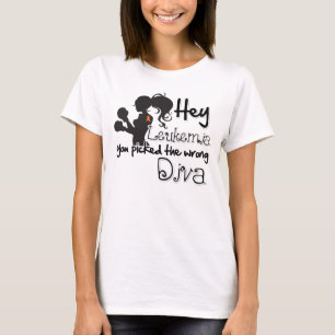 Leukemi Cancer du plockade fel diva T Shirt