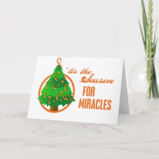 Leukemi Cancer jul Miracles Helgkort