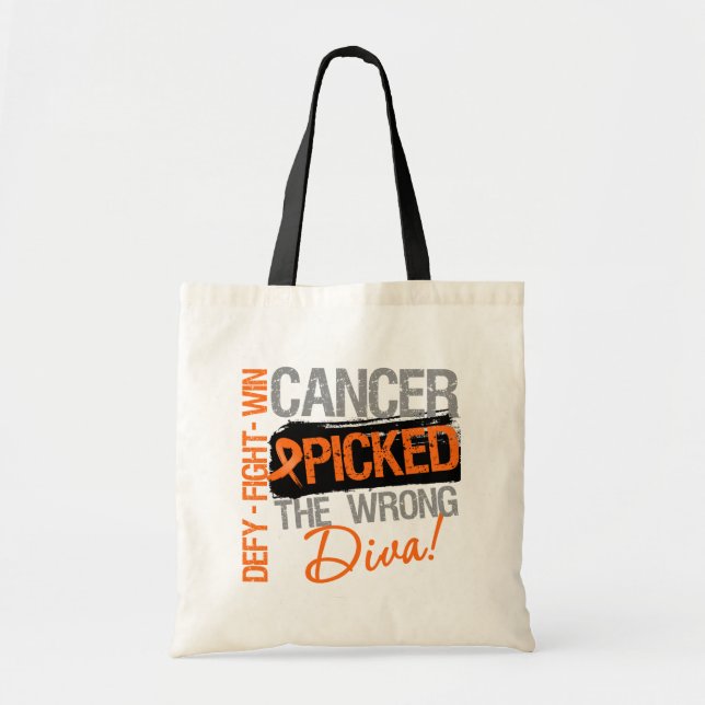 Leukemi Cancer valde fel diva Tygkasse (Framsidan)
