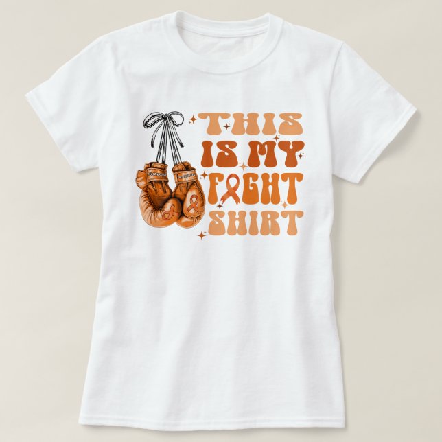 Leukemi det här är mitt krångel för krigare t shirt (Design framsida)