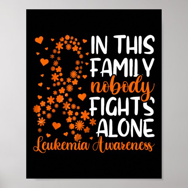 Leukemi Family Support Leukemia Awareness Poster (Framsidan)