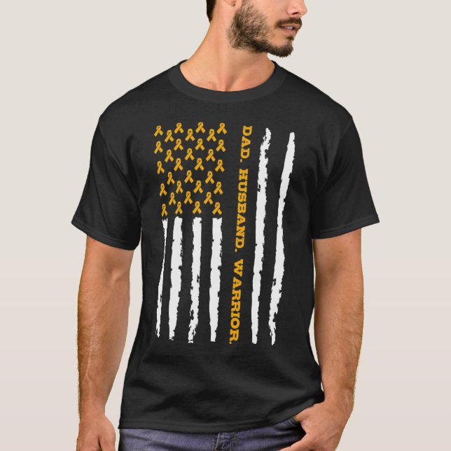 Leukemi För manar Leukemi Medvetenhet T Shirt (Framsida)