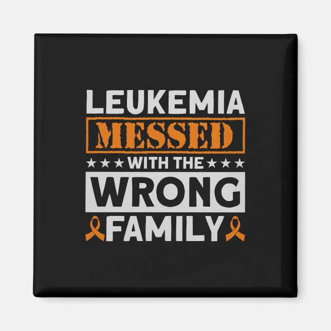 Leukemi hade fel familjeleukemi Awa Magnet (Framsidan)