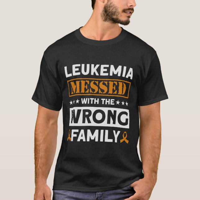 Leukemi hade fel familjeleukemi Awa T Shirt (Framsida)