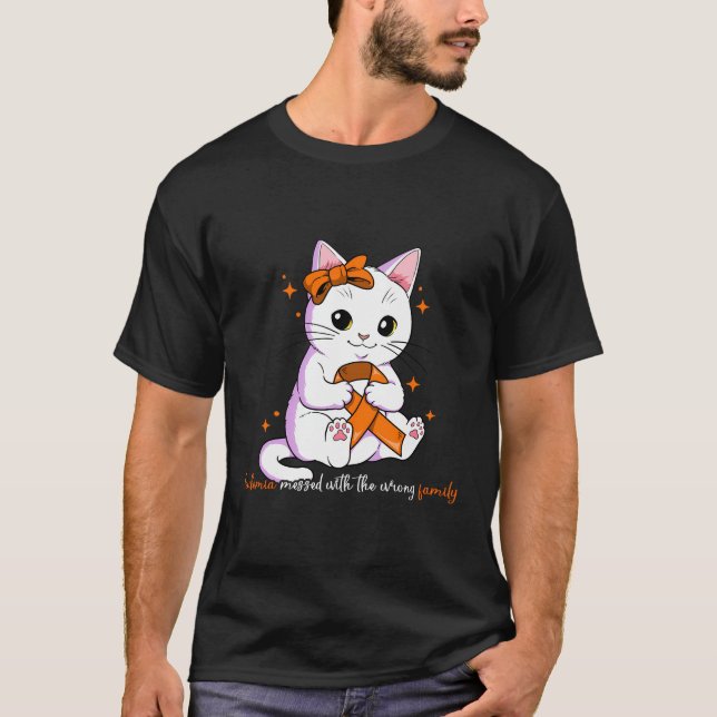 Leukemi hade fel kunskap om leukemi t shirt (Framsida)