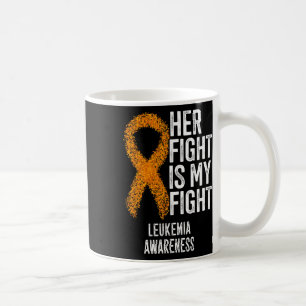 Leukemi Hennes kamp är min uppmärksamhet för leuke Kaffemugg