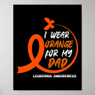 Leukemi Hennes kamp är min uppmärksamhet för leuke Poster