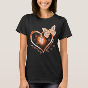 leukemi Hjärtat kor presentkrigare efterlevande T Shirt
