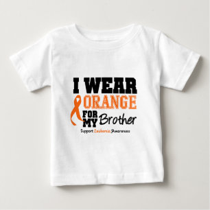 Leukemi I Bära Orange för min bror Tee Shirt