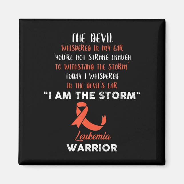 Leukemi Kamp mot cancer Bild 4 Magnet (Framsidan)