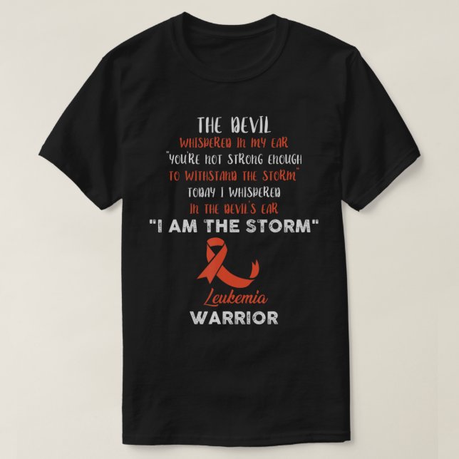 Leukemi Kamp mot cancer Bild 4 T Shirt (Design framsida)