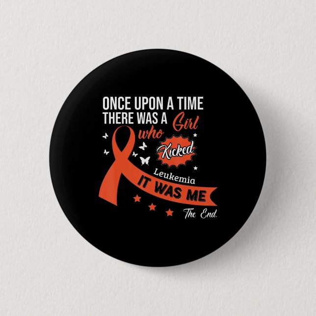 Leukemi Kamp mot cancer Ribbon 1 Knapp (Framsida)