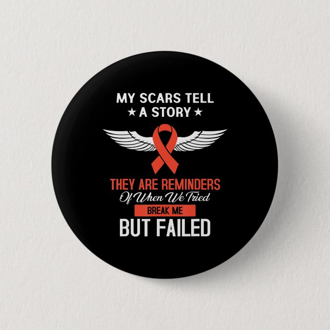 Leukemi Kamp mot cancer Ribbon 57 Knapp (Framsida)
