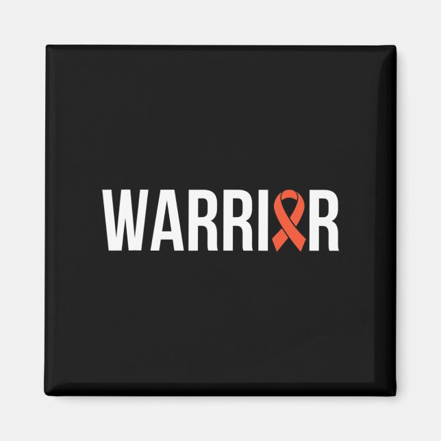 Leukemi Kamp mot cancer Ribbon 5 Magnet (Framsidan)