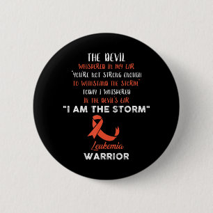 Leukemi Kamp mot cancer Ribbon 8 Knapp