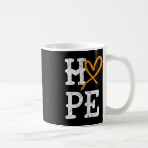 Leukemi - medvetandegrad Månad Hoppets Vintage Blo Kaffemugg