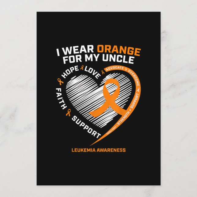 Leukemi-medvetandesklänningar Farbror Herr Kvinnor Inbjudningar (Framsida)
