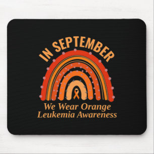 Leukemi-medvetandet i september Vi Bäror Orange Ra Musmatta