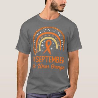 Leukemi-medvetandet i september Vi Bäror Orange Ra T Shirt