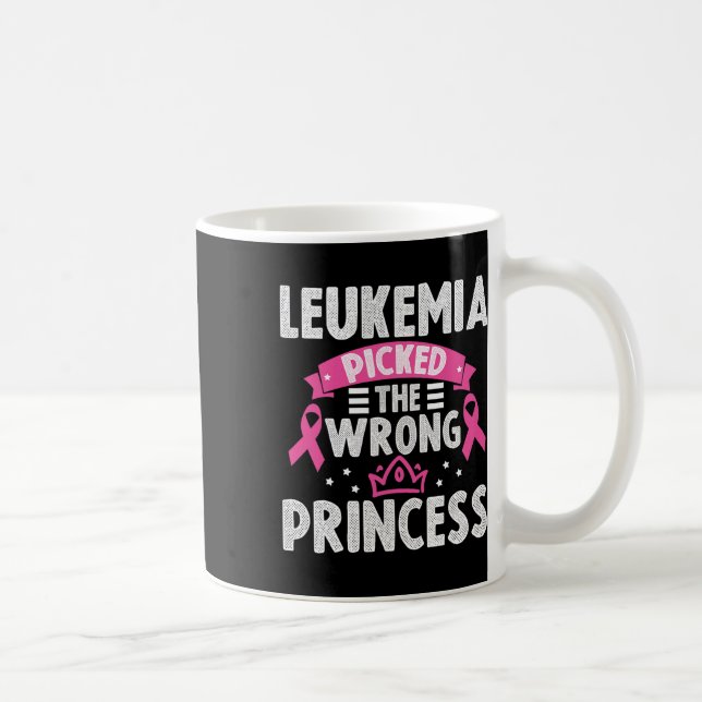 Leukemi-medvetandet Leukemi tog fel print Kaffemugg (Höger)