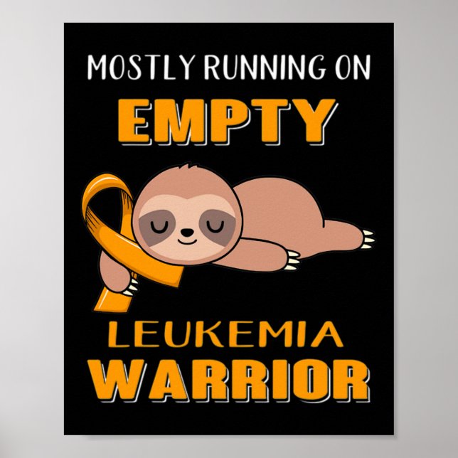 Leukemi-medvetandet som oftast körs på tomma kriga poster (Framsidan)