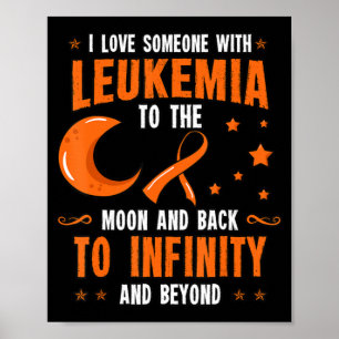 Leukemi Medvetenhet Blodcancer Benmärgsgift Poster