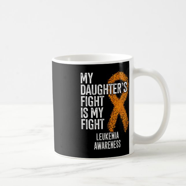 Leukemi Min dotters kamp är min kamp mot leukemi Kaffemugg (Höger)