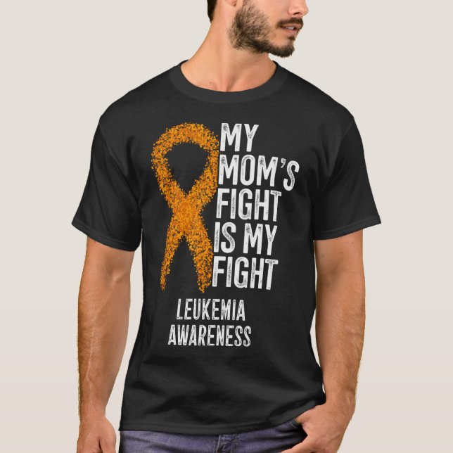 Leukemi Min Mamma Fight är min Medvetet i kampen m T Shirt (Framsida)