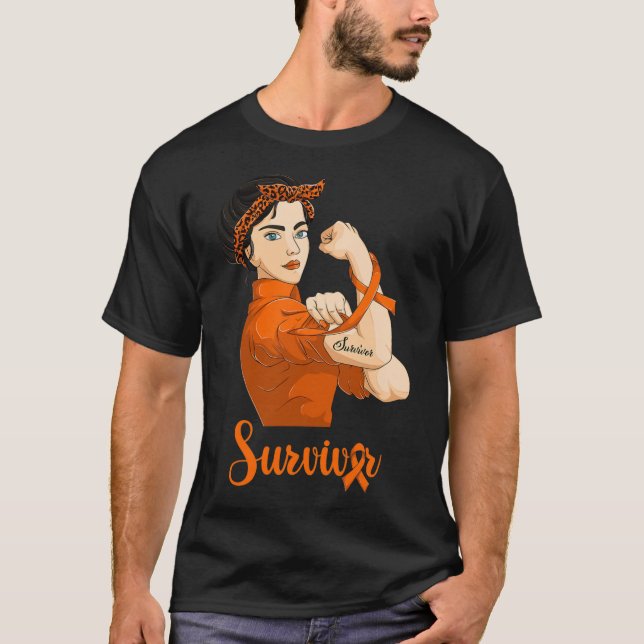 Leukemi överlevare  t shirt (Framsida)