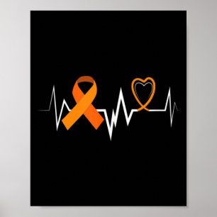 Leukemi Ribbon Leukemia Awaren Poster