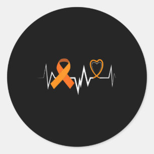 Leukemi Ribbon Leukemia Awaren Runt Klistermärke