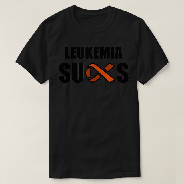 Leukemi Sucks, Leukemi Awareness Month Orange Ri T Shirt (Design framsida)