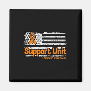 Leukemi Support Enhet Flagga Blodcancer Leukemi A Magnet