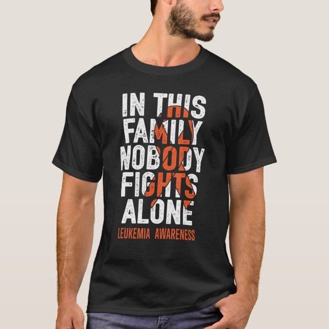Leukemi Support Squad Fighter Warrior Leukemia Aw T Shirt (Framsida)