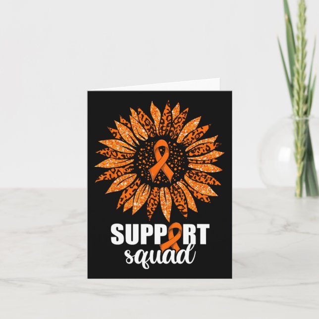 Leukemi Support Squad Tröja  Kort (Framsida)