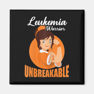Leukemi Warrior Obrytbara Blodcancervårdare Magnet