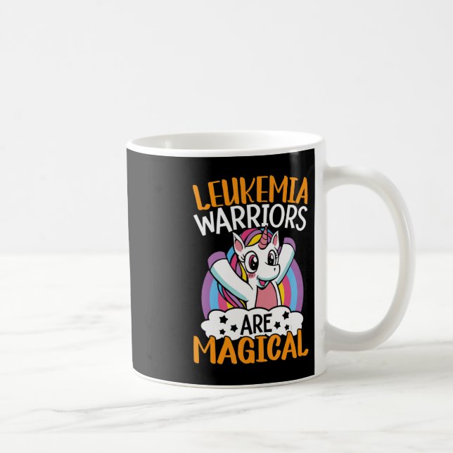 Leukemi Warriors är Magic Unicorn Leukemia Awa Kaffemugg (Höger)
